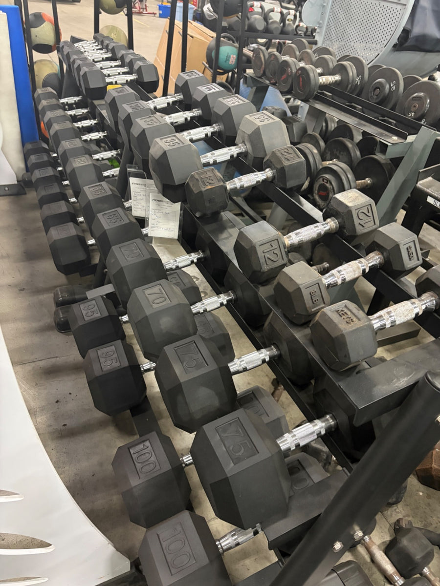 5-100 Dumbell Set - Hex