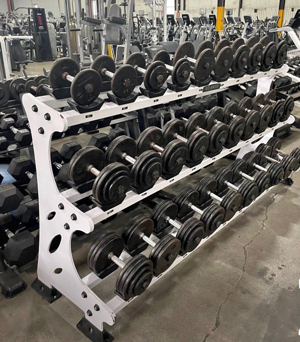 5-80 Dumbell Set - Steel Plated
