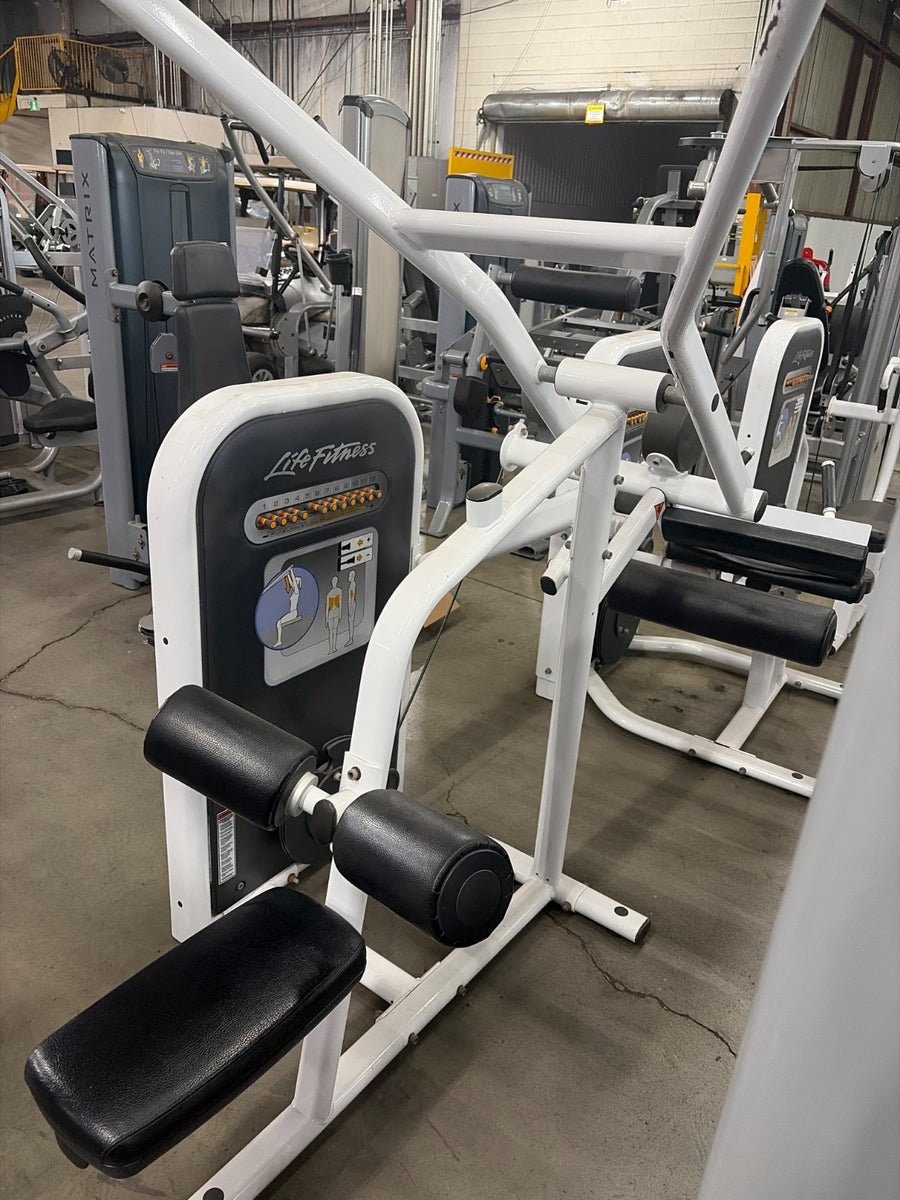 Lat Pull Down (White - Lighter Weight Stack)