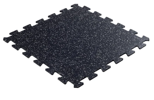 High Quality Gym Flooring 2' x 2' - Interlocking Tiles (8mm)