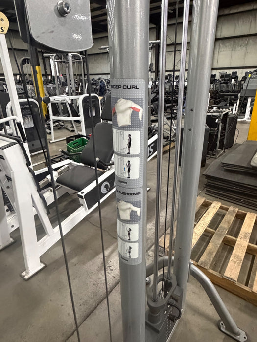 Multi-Station - row, bicep, tricep, lat, cross-over