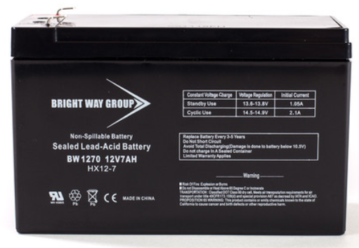 Octane Lateral LX8000 Rechargeable Battery -12 Volt 7 Ah — Fitness ...